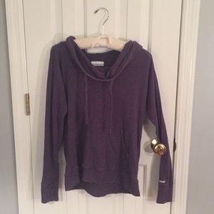 Columbia women’s L purple loose fit hoodie